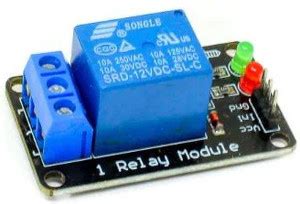 Ihc 12V 1Ch 10A Relay Module Electronic Components Electronic Hobby Kit ...