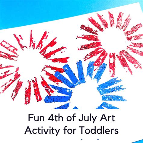 4th of July Art for Toddlers and Preschoolers - Rainy Day Mum
