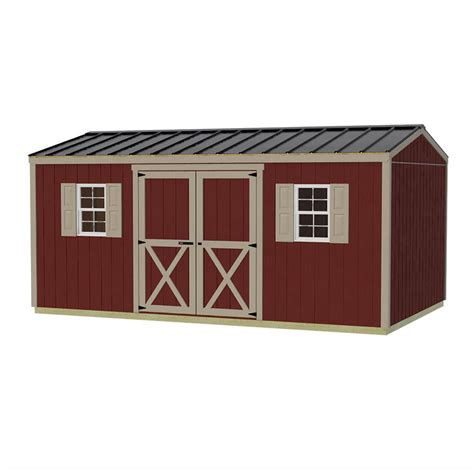 Best Barns Handmade Haven 12X10 Wood Shed Kit (Eave Doors)