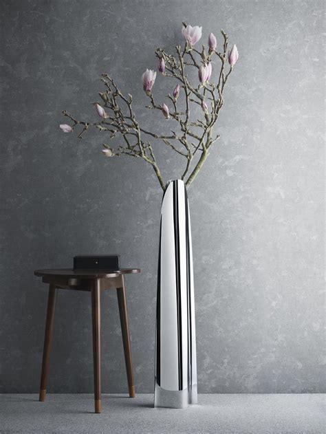 Silver Floor Vase Large at Bruce Green blog