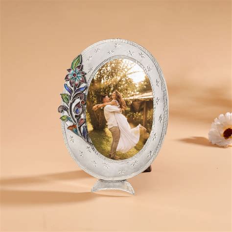 Heirloom Floral Silver Photo Frame – PP Jewellers