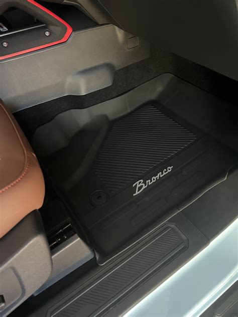 Bronco Heritage Edition Unique Floor Liners with Heritage Style Logo ...