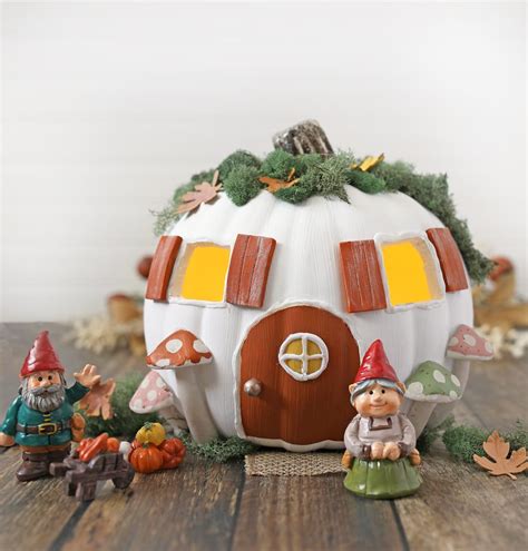 DIY Pumpkin Fairy Home - Artshow24