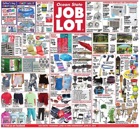 Ocean State Job Lot Ad Circular - 06/16 - 06/22/2022 | Rabato