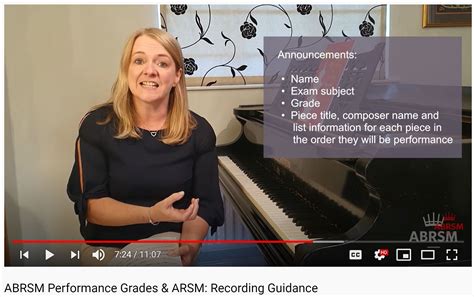 Image result for ABRSM Performance Exam Example