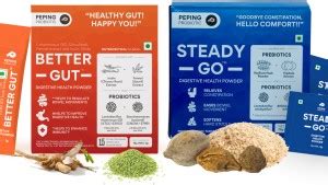 Peping Prebiotic + Probiotic Supplement for bloating, constipation, gas ...