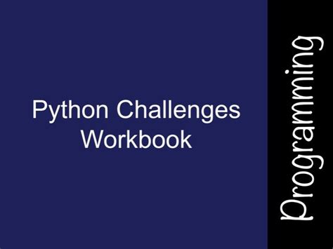 Image result for Python Challenges Book