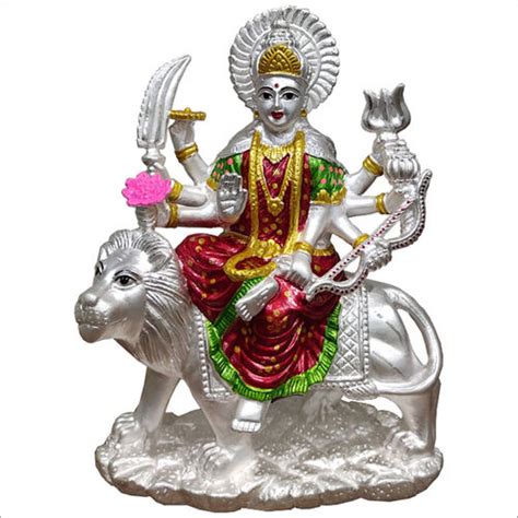 Silver Durga Mata Idol at Best Price - Manufacturer, Supplier, Exporter