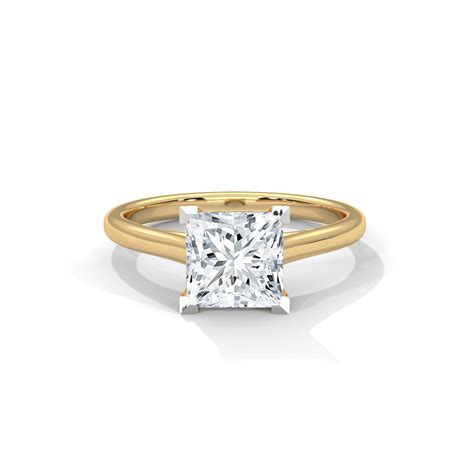 1 to 5 Carats MYZA IGI Certified (D/VVS2) Lab-Grown Princess Cut Diamo