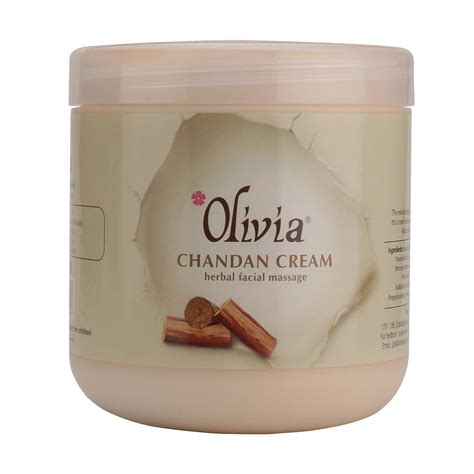Olivia Professional Herbal Chandan Cream with Sandalwood Oil & Olive ...
