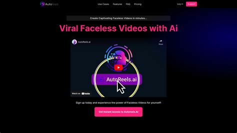 Create Engaging Faceless Videos with AutoReels AI | Creati.ai