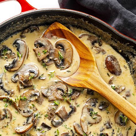 Creamy Mushroom Sauce (For Steak, Chicken & More)