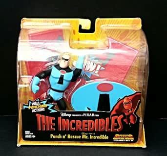 The Incredibles Deluxe Figure: Punch 'n Rescue Mr. Incredible (Disney ...
