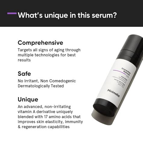 Minimalist Granactive Retinoid 02% Face Cream With Vitamin e + Hyaluro ...