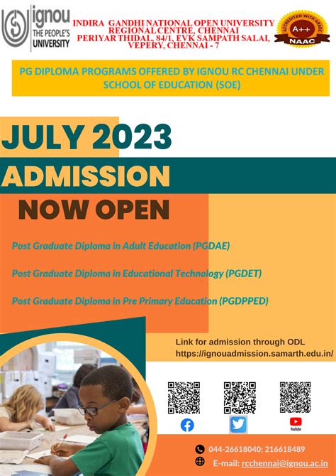 IGNOU-RC-Chennai - About Us - PROMOTIONAL MATERIALS