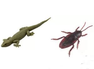 collectivemed Fake Cockroach and Fake Lizard Prank Toy Lizard ...