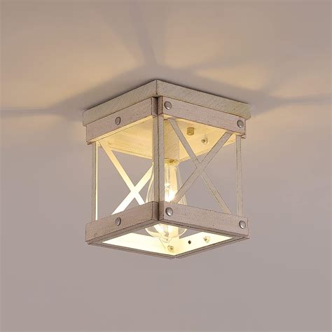 farmhouse flush Mount ceiling light rustic ceiling light fixture 2 ...