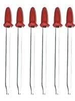 Salco Glass Pipette Dropper with Red Rubber sucker Cap Dropping Pipet ...