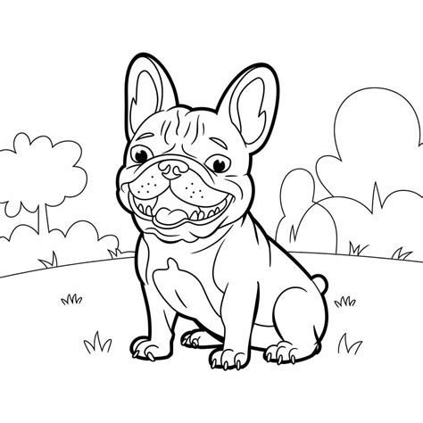 French Bulldog coloring pages - ColoringLib