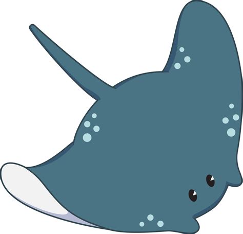 Cute Stingray Clip Art