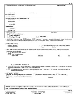 California Divorce Papers - Fill and Sign Printable Template Online