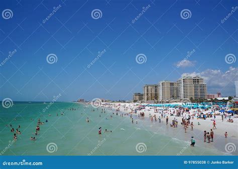 People Enjoying Water, Clearwater Beach Florida, Spring Break Editorial ...