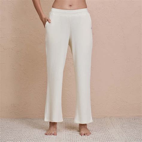 Waffle Lounge Pajamas in Flattering Fit-NYS501-Off White – Nykd by Nykaa