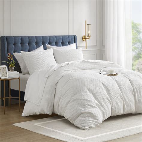 510 Design Mina Waffle Weave Textured Duvet Cover Set & Reviews ...