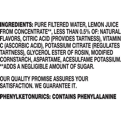 Minute Maid Lemonade Ingredients at John Pavon blog