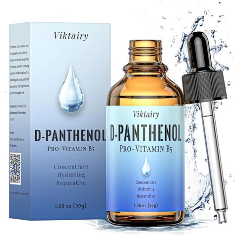 Amazon.com: D-Panthenol Liquid (1oz, 30g), Concentrate Pro-vitamin B5 Raw Active Ingredient for ...