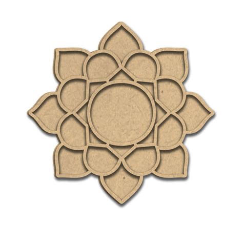 MDF Rangoli Cutouts and Bases | DIY Festive Home Decor Ideas