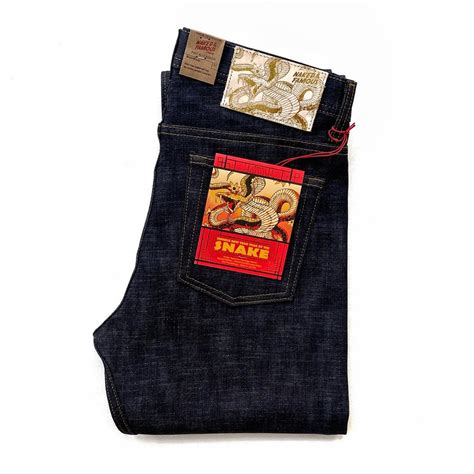 Naked & Famous Naked & Famous Weird Guy Chinese New Year Selvedge Jeans ...