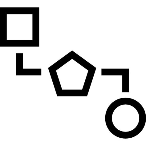 Blocks scheme of three shapes - Free business icons