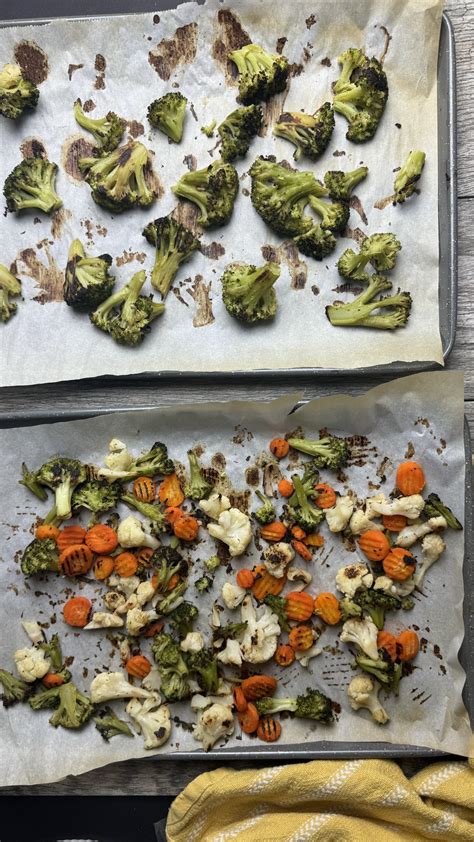 How to roast frozen veggies!