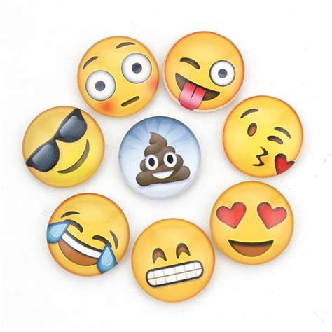 Buy Zicome Emoji Fridge Magnets set of 8 Online at Low Prices in India ...