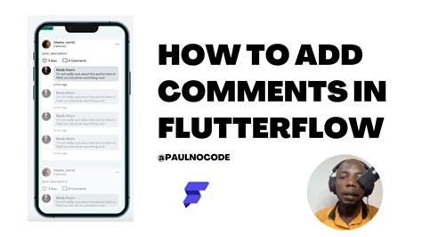 Image result for Flutterflow App Comment