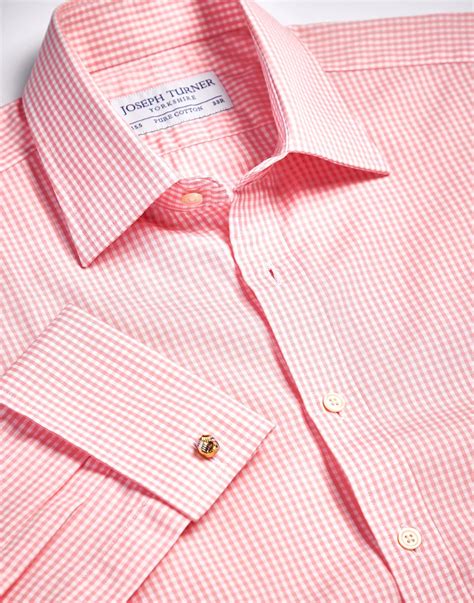 Pink Gingham Check Shirt | Joseph Turner