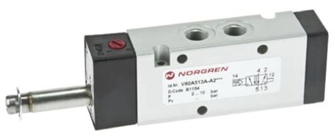 V63D511A-A3000 Norgren | Norgren 5/2 Pneumatic Solenoid Valve ...