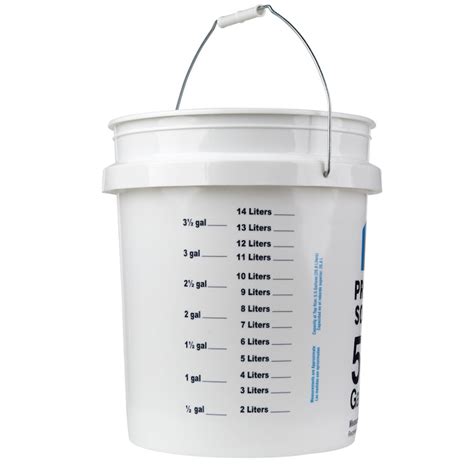 Project Source 5 Gallon(s) BPA-Free Plastic Measure mixing bucket
