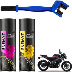 ENEMYT Bike Chain Lubricant and Chain Cleaner Spray For Bajaj Pulsar ...