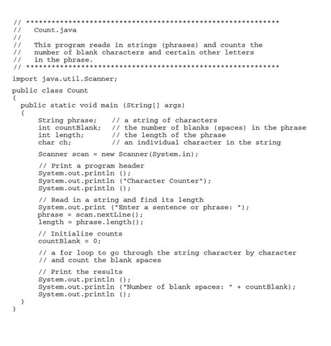 How to Count Characters in a Java File 的图像结果