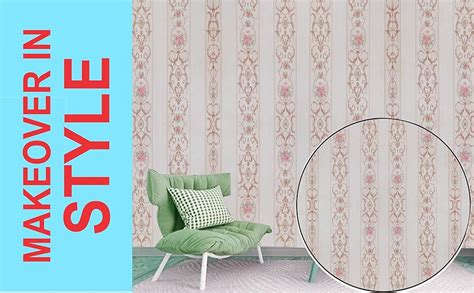 ELTON DIY Wall Paper/Wall Sticker Self Adhesive Highlighter Elegant ...