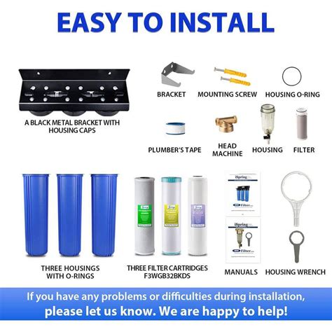 Buy Whole House Water Filter System w/Spin Down Sediment Filter, Anti ...