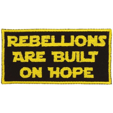 Rebellions are built on hope – Artofit