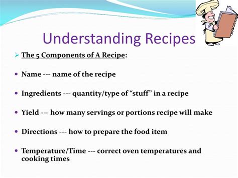 Basic Knowledge On Recipes 的图像结果