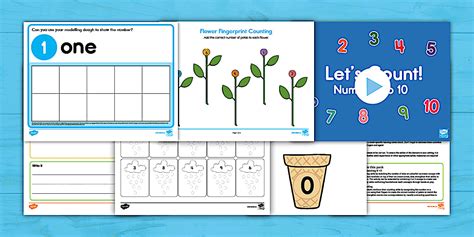 Let's Count! Numbers 1-10 Activity Pack B