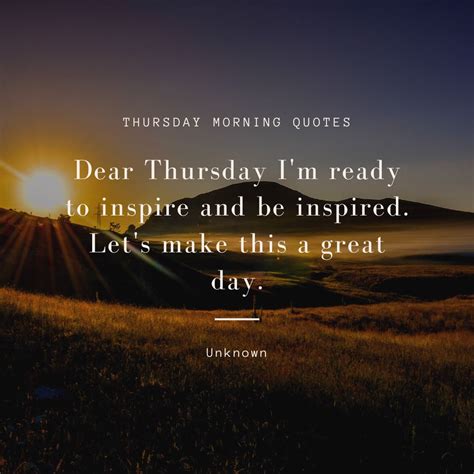 The Ultimate Collection: 120 Good Morning Thursday Inspirational Quotes