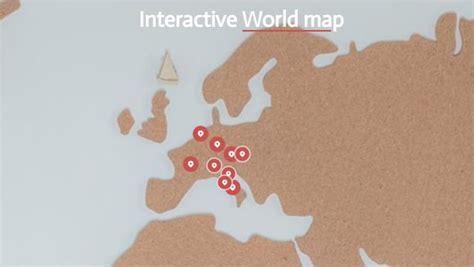 Interactive World Map with Countries 的图像结果