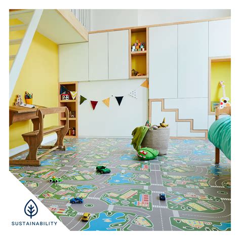 ICONIK: A playful vinyl flooring for a child's bedroom