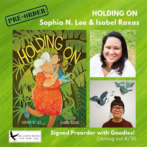 Celebrate Holding On with us at Bel Canto Books!